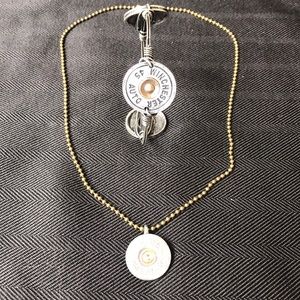NWOT Shotgun Shell Jewelry Set